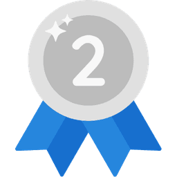 2nd place badge